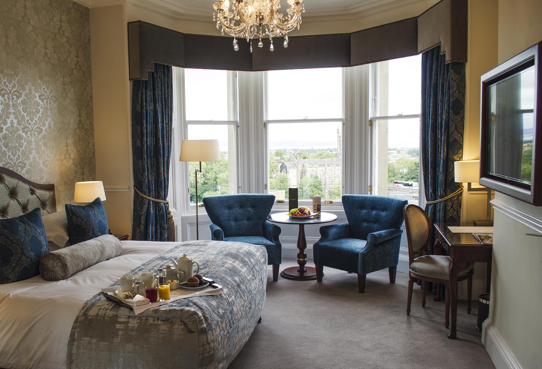 The Bonham Hotel Edimburgo Exterior foto A bedroom at the hotel