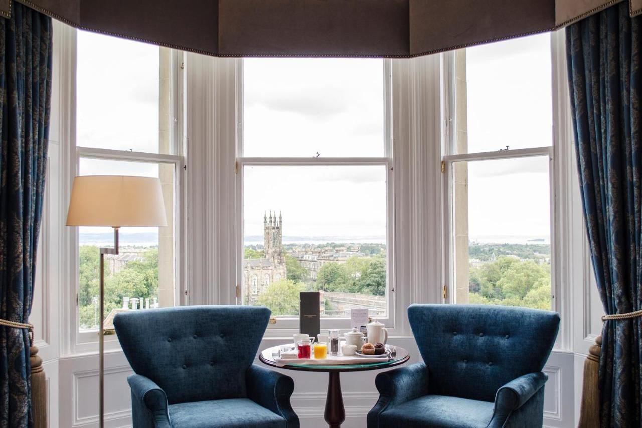 The Bonham Hotel Edimburgo Exterior foto The view from the hotel