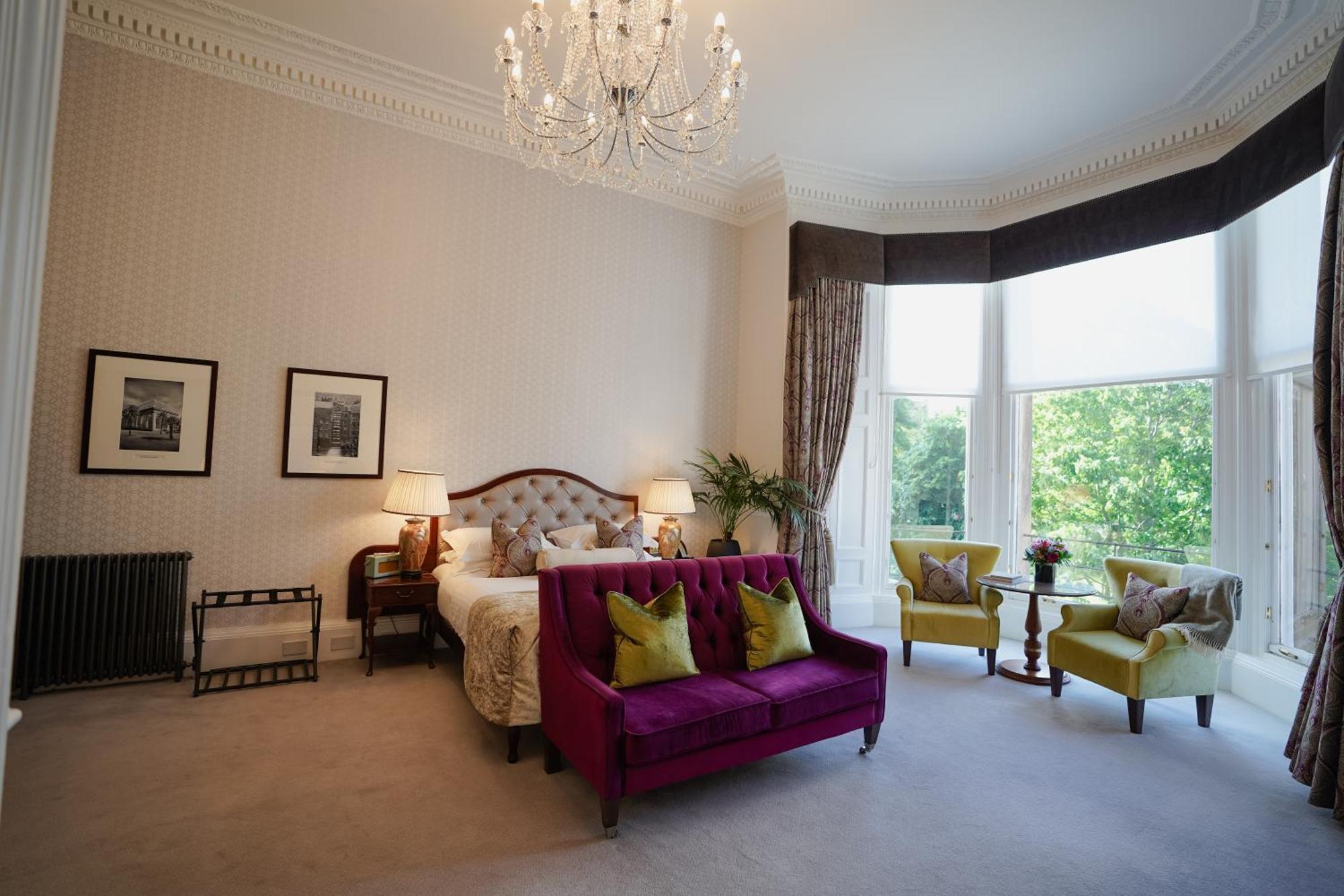 The Bonham Hotel Edimburgo Exterior foto A bedroom at the hotel